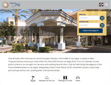 Tablet Screenshot of clubdesoleil.com